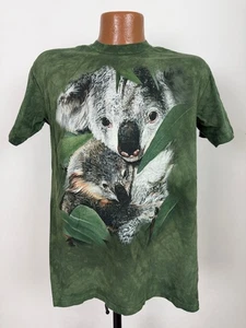 The Mountain Koala Shirt Adult Medium Australia Cute Baby Marsupial Olive Green - Picture 1 of 10