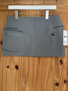 Urban Outfitters Mini Skirt iETS Frans Sport Grey Women’s Size UK 10 W29 Medium - Picture 1 of 11