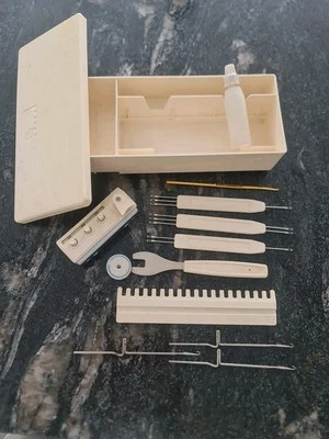 Juego de herramientas de transferencia de contador de filas 1x2 1x3 2x3 4,5 mm máquina de tejer Brother KH588 K Foto 1 de 4