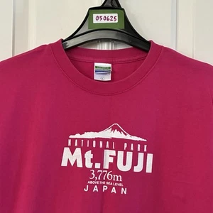 Mt. Camisa Parque Nacional Fuji Adulto Grande Rosa Magenta Exterior Informal Para Hombre - Imagen 1 de 8