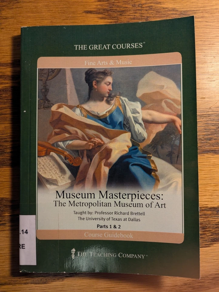 Great Courses: Museum Masterpieces by Richard Brettell, Book only, Ex-library - Image 1 of 1