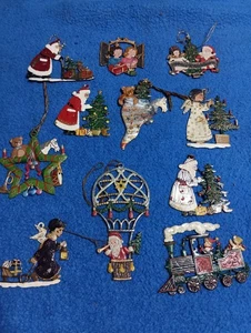 Antiker Zinn Christbaum Schmuck - Bild 1 von 14