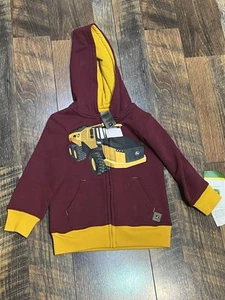 NWT John Deere Toddler Zip Up Hoodie, Size 2T, New With Tags - Picture 1 of 6