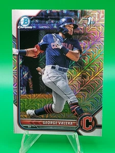 2022 Bowman #BCP-22 George Valera Chrome Prospects Rifrattori Mojo - Foto 1 di 3