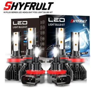 For 2019-2020 Dodge Ram 1500 2500 3500 4500 6000K LED-Headlights+Fog Light Bulbs - Picture 1 of 19