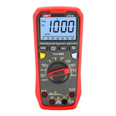 UT61B+ UNI-T Digitales Multimeter True RMS NCV USB 1000V 6000 Counts Original