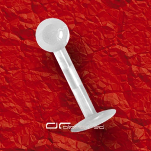 »»» 2x FLEXI LIPPENPIERCING RETAINER MONROE MIT KUGEL 1,2 o. 1,6mm 1496 - Bild 1 von 1