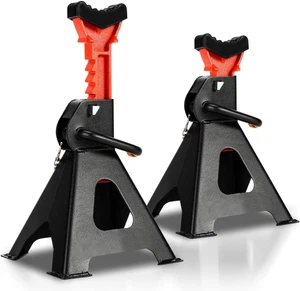 2 Stück Unterstellbock höhenverstellbar 285-430mm unterstellböcke kfz Sicherung - Bild 1 von 8