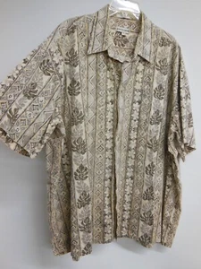 Pierre Cardin Men's Size 2XL Hawaiian Short Sleeve Shirt Button Up - Picture 1 of 3