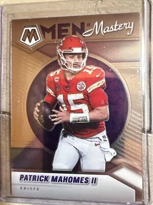 2021 Panini Mosaic Football Men of Mastery # MM1 Patrick Mahomes II - Image 1 of 4