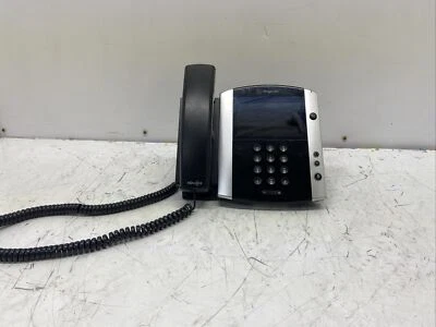 Polycom VVX 601 IP Phone w/ Handset & Stand 2201-48600-001 *TESTED* - Image 1 of 4