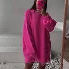 Sweaters Dresses Pullover Long Sleeve Party Club Sexy Oversized Knitted Green