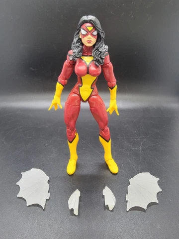 Marvel Legends Spider Woman Jessica Drew Thanos BAF Series Cover