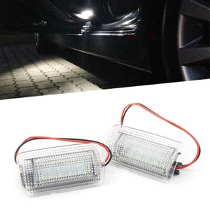 LED Side Door Courtesy Lights Welcome Lamp for Toyota Lexus Lamps White Pair - Picture 1 of 9
