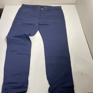 7 For All Mankind Mens Classic Chino Slim Straight Leg Navy Blue Sz 40 X 33 NWT - Picture 1 of 12