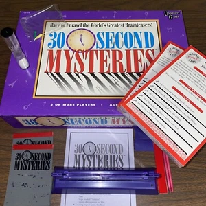 30 Second Mysteries Brettspiel von University Games Knobelspiel Alter 12+ (Neu in OVP) - Bild 1 von 9