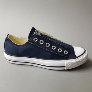 navy slip on converse