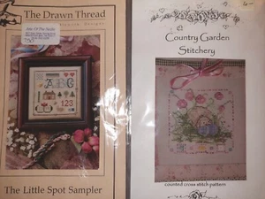 The Drawn Thread - "The Little Spot Sampler" & Country Garden Stitchery & DMC  - Picture 1 of 7