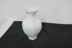 Seltmann Weiden  Vohenstrauss alte Blumenvase - Vase  weiß Höhe 28 cm, - Bild 1 von 5
