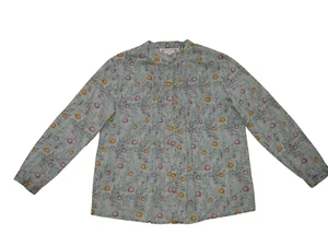 Bonpoint Girls Peacock Print Top Blouse Shirt Age 8 - Picture 1 of 8