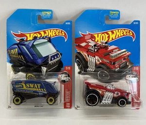 Hot Wheels HW Rescue Backdrafter 39/365 y Aero Pod 64/365 Lote de 2 en tarjeta - Imagen 1 de 8