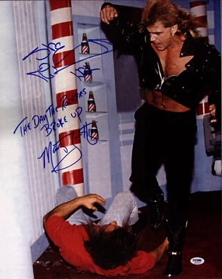 Shawn Michaels & Marty Jannetty Signed 16x20 Photo PSA/DNA COA WWE The Rockers 2 - Image 1 of 4