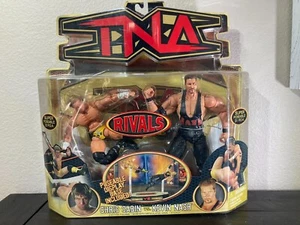 WWE TNA Wrestling Rivals Chris Sabin vs Kevin Nash - 2007 Marvel Toys - Picture 1 of 7