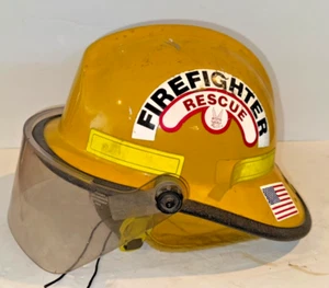 N660C Metro Yellow Fire / Rescue Helmet by Cairns & Brother - 1992 - Picture 1 of 7
