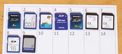 1x Rare Vintage 8MB & 16MB Memory Card AU Stock #7 - Image 1 of 2