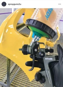 Ntools 4000b Spray Gun 1.4mm Grey High End Quality Pro Aussie Seller - Picture 1 of 7