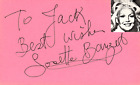 Josette Bauzet Signed Auto 3x5 Index Card Other Side Of Midnight