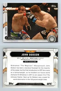 John Dodson #144 UFC Chronicles 2015 Topps Trading Card