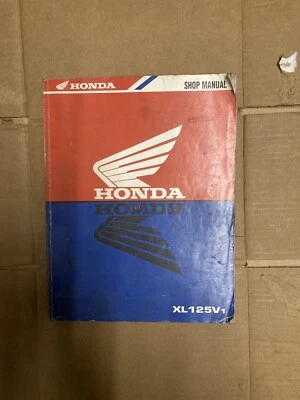 HONDA XL 125 V1 ORIGINAL 2001 FACTORY WORKSHOP MANUAL - Image 1 of 3