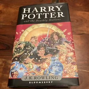 Harry Potter and the Deathly Hallows (Hardback, 2007) First Edition - Picture 1 of 6