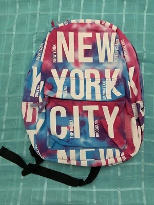 Robin Ruth Tie Dye Nueva York Mochila Bolso Libro Viaje Multicolor Nuevo Foto 1 de 2