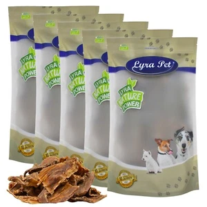 5 kg Rinderdörrfleisch Chips 4 - 10 cm Hundesnack Belohnung Zahnpflege Lyra Pet® - Bild 1 von 7