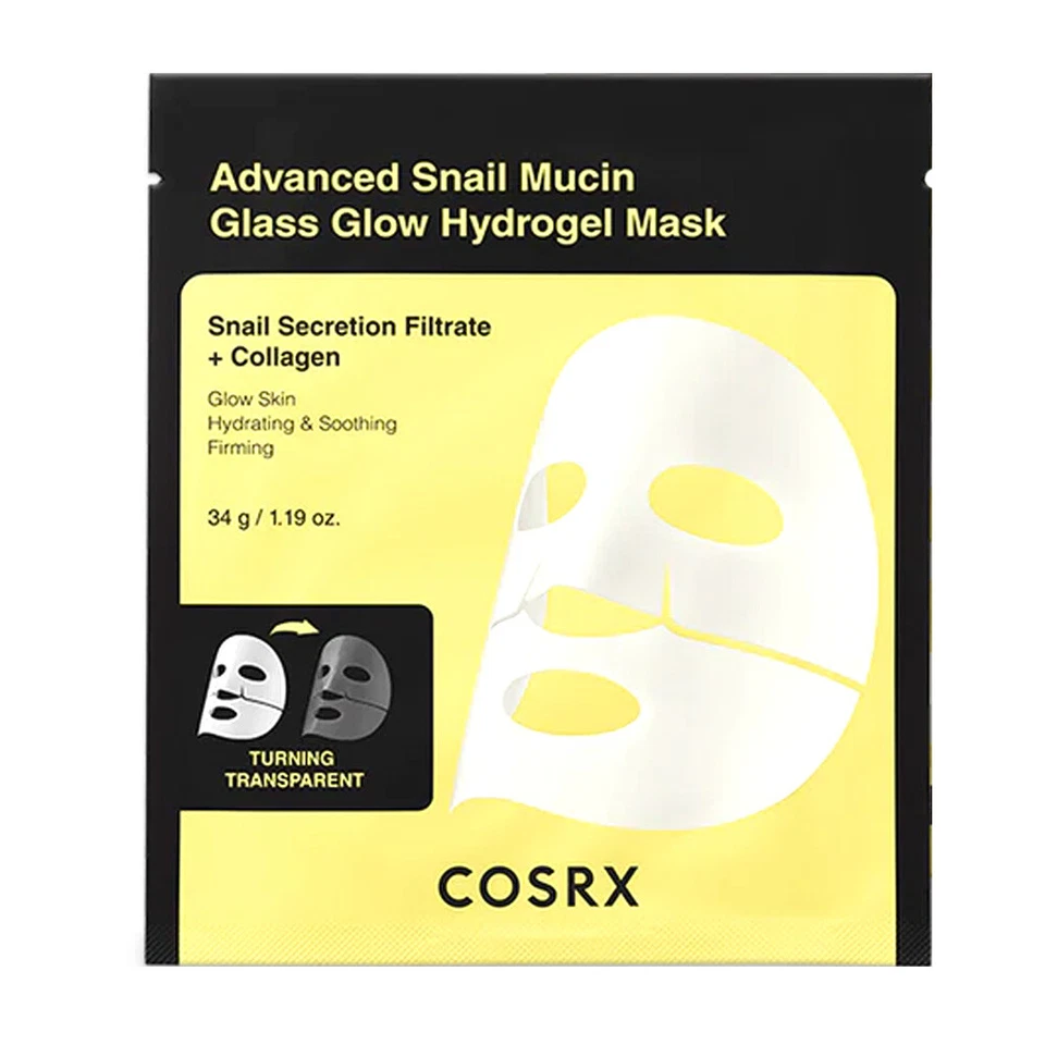 [COSRX] Advanced Snail Mucin Glass Glow Hydrogel Mask - 1pcs - Image 1 of 1