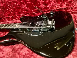 FERNANDES THE FUNCTION FST-65 L Serial Electric Guitar Black Tested From Japan - Picture 1 of 8