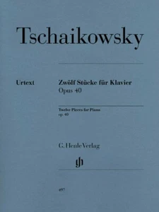 Tchaikovsky 12 Piano Pieces Op. 40 Sheet Music Piano Solo Book NEW 051480497 - Picture 1 of 1