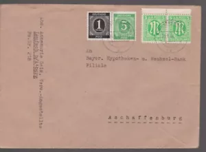 AM-Post, Mi. 3z/OR-Paar, 911,915, Aschaffenburg, 24.9.46