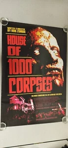 House Of 1000 Corpses - Original Promo Video Store Movie poster 27x40 Rob Zombie - Picture 1 of 16