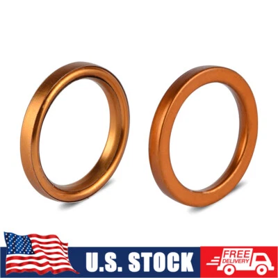 2pcs Muffler Pipe Gaskets For Honda ATC125M XL185S 200M 200S 200X 250ES - Image 1 of 4
