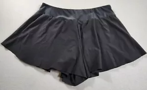 Baleaf High Waisted Swim Shorts Flowy Loose Fit Womens Plus Size 3XL Black - Picture 1 of 10