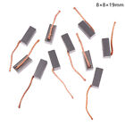 10PCS Generic 8×8×19MM Leads Generator Carbon Brushes Wire Electric Motor Br T-❤