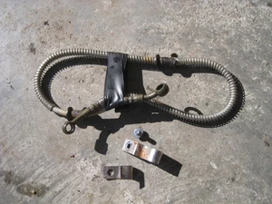 2006 chinese motorcycle 110 - 125 chongging hensin - front brake hose - Photo 1/3