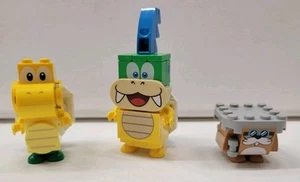 ®️ Lego Super Mario Larry Koopaling & Koopa Trooper & ROCKY Wrench Figures - #L - Picture 1 of 11