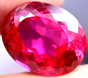 Extremely Rare & Natural 28.70 Ct SUNRISE RUBY GGL Certified Loose Gemstone - Picture 1 of 15
