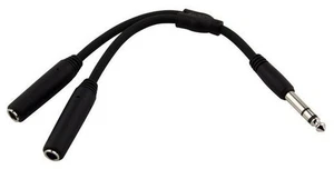 Pig Hog PY-S214S 6 Zoll Y-Kabel, Stereo 1/4 Zoll (M) - Dual Stereo 1/4 Zoll (F) - Bild 1 von 1