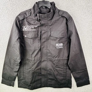 Ecko Unltd Jacke Military Style Herren M 100% Baumwolle Schwarz EO0120283 Neu mit Etikett - Bild 1 von 13