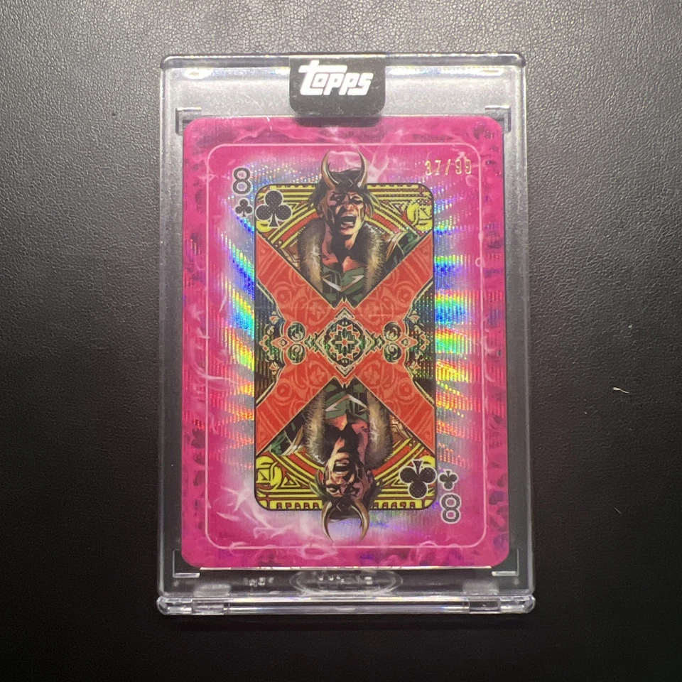 SDCC 2025 Exclusive Topps Marvel Mint Loki Encased SSP Insert 37/99 - Image 1 of 3